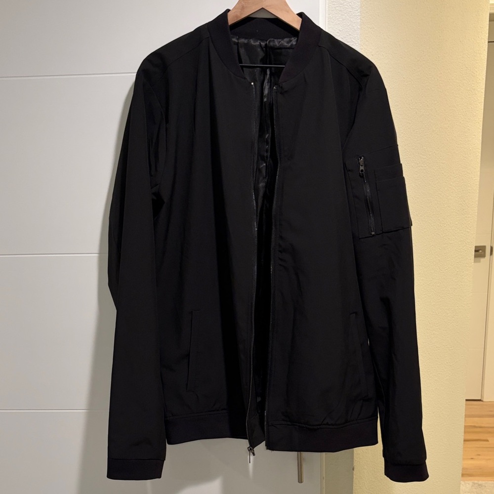 American Tall Black Men's Bomber Jacket